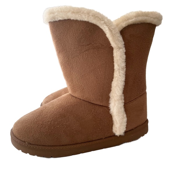 Olivia Miller Shoes - Olivia Miller - cozy slip on boots in cognac- 8